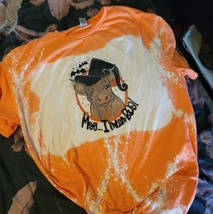 Moo I mean boo sublimation shirt